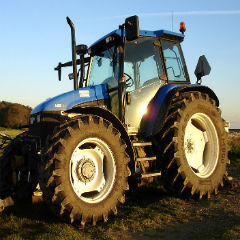 Tractor moderno